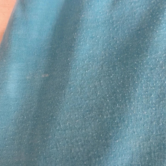 Johnny Was Cross Stitched Tunic Length Tank Top Raw Hem in Blue - Size Small - Picture 10 of 11